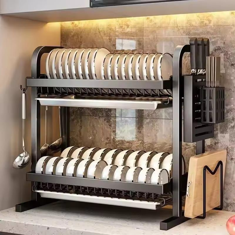 Luxurious green & gold dish drying rack*