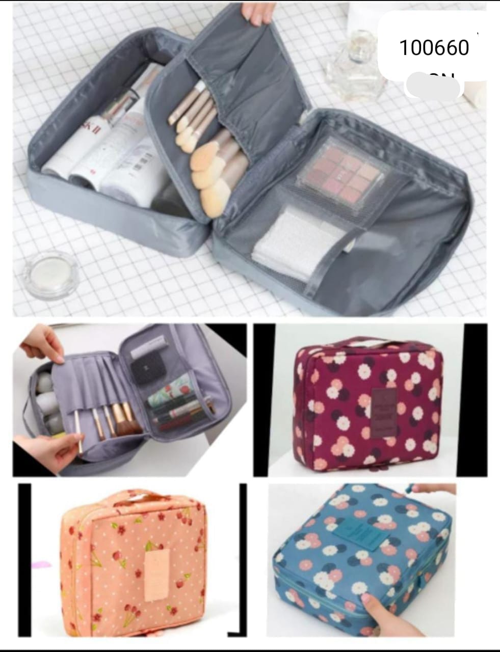 Makeup Bag, Portable Cosmetic Bag,