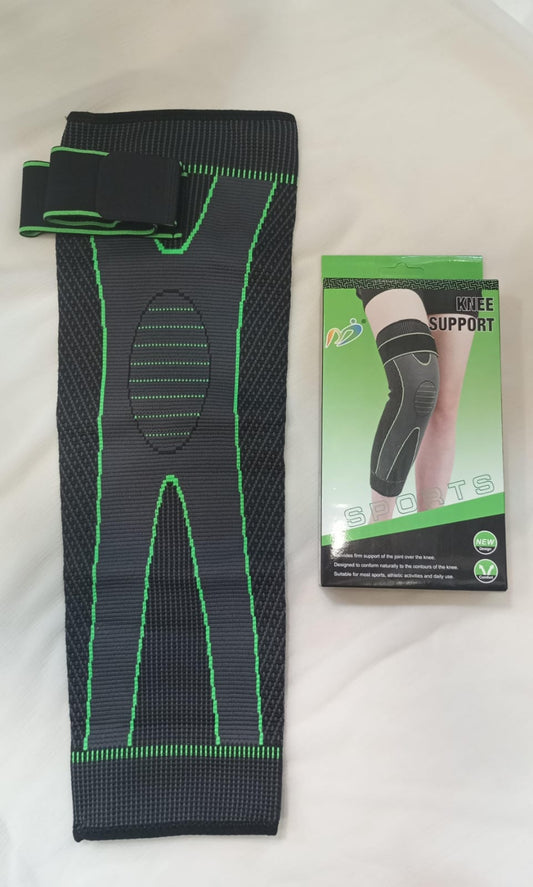 Big Size Full Length Compression Knee Sleeves with Belt