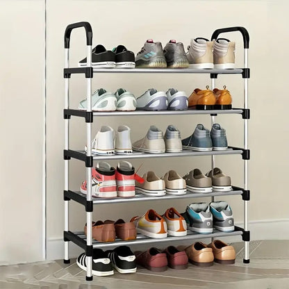 6 Layer Stainless Steel Layer Shoe Rack