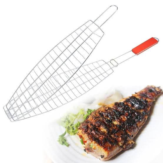 BBQ Fish Grill - Silver