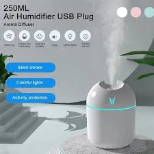 Desk Quiet Cool Humidifier – Mini USB Air Mist Maker