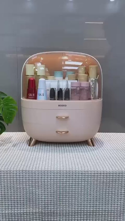 ECOCO Luxury Dust-Proof Cosmetic Organizer